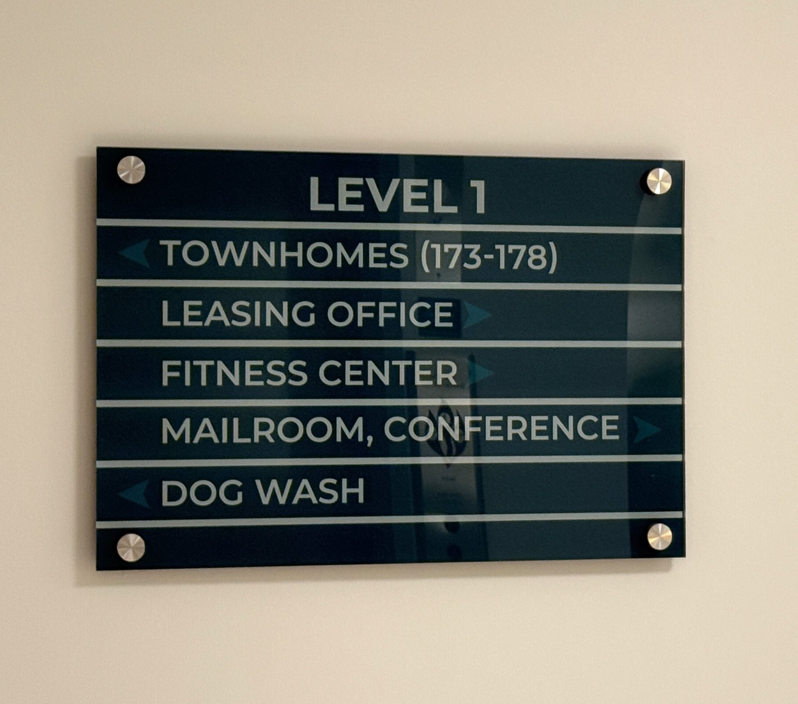 denver wayfinding signage hospita university directional